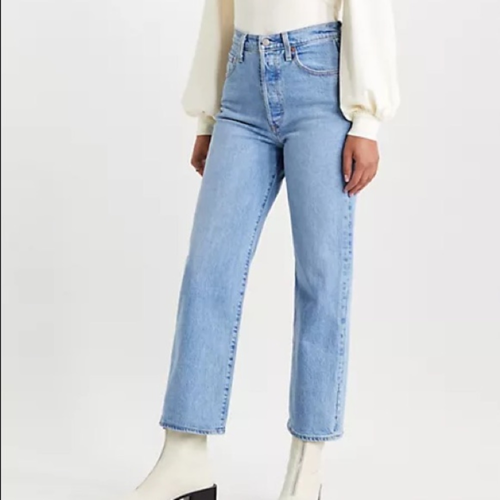 Levi Ribcage Straight - light Blue